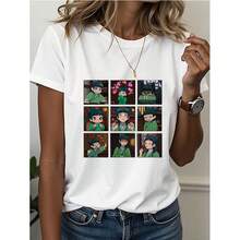 The Apothecary Diaries Short Sleeve Tee Shirt Vintage Gothic Casual Tops T-Shirt Women Men Harajuku Graphic Tshirt Anime Clothes - White43070 - View 1