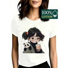 Women T-Shirts - 白色 - 查看 8