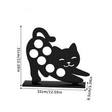 Cute Cat Shaped Coffee Capsule Holder, Creative Iron Storage Rack With Round Slots For Coffee Pods,Design Decorates Kitchen Countertops,Perfect For Coffee Bar, Office And Home Coffee Station Display And Organization. - Multicolor - View 14