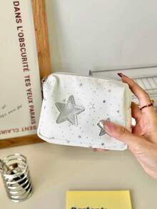 Tas Penyimpanan Makeup Gaya dengan Desain Niche Jepang & Korea, Tas Kosmetik Genggam, Kantong Penyimpanan Pembalut Wanita Portabel CCD - MultiWarna - View 4