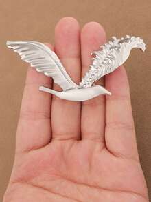 SUPBORA 1pc Fashionable Silver/Gold Color Bird Deer Dragonfly Cat Butterfly Brooch Pin, Animal Insect Lapel Pins For Women Dresses Coats Sweaters Jewelry - Gold and Silver - View 17