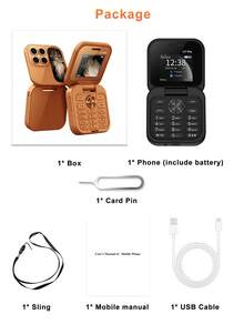 SERVO I17 Pro Mini 翻蓋手機 1.77 吋螢幕 雙卡雙待 FM 收音機 2G GSM 按鍵式迷你折疊小手機 - 粉色 - 查看 12
