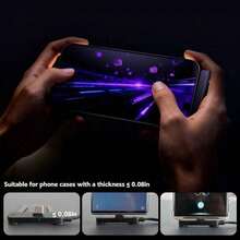 1pc 240W Fast Charging Cable With Stand, Say Goodbye To Wrist And Neck Discomfort! Built-In Foldable Stand, USB C-To-Type-C/Lightning Fast Charging Cable, Compatible With IPhone Series, Series And Other Android Devices, Suitable For Phone/Tablet/Laptop And Other Multiple Devices - 彩色 - 查看 8