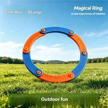 New Creative Sound Whistle Flying Ring, High-Quality EVA Soft Dart, Foldable Portable Youth Outdoor Toy, Interactive Leisure Game Accessory, Easy To Carry Suitable For Beach, Lawn, Camping, Outdoor Gathering, Ideal Holiday Leisure Gift - Multicolor - View 2
