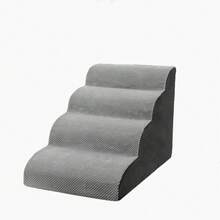 2/3/4/5 Degraus para Animais de Estimação, Antiderrapante e Durável, Removível e Lavável para Sofá/Cama, Adequado para Cães/Gatos Feridos, Idosos e Animais de Estimação com Dor nas Articulações, Produto Mais Vendido - Cinza Claro - Visão 13