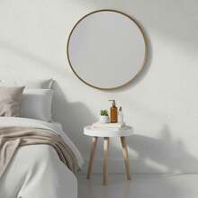 KIWI MOBLEKIT | Wooden And Metal Side Tables For Living Room Or Bedroom, Modern Functional Tables With Different Shapes And Heights, Fixed Or Folding Options For Home - 白色 35 公分 – 3 腿 - 查看 5