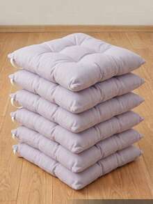 Made In Turkey Cushion 40*40 For Office & Garden & Kitchen Soft With Tie - Lilac Purple - View 9