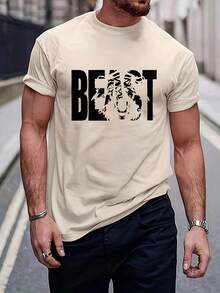 Men180g100%Cotton Casual T Shirt - White - View 7