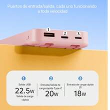JIDITECH Power Bank - Rosa - View 2