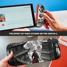 Removable Residue-Free Vinyl Sticker Compatible With Switch 2, Chinese Style Dragon Warrior Console & Controller Scratch-Resistant Protective Film - View 8