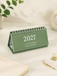 2027長版日曆，創意馬卡龍色系每日行程規劃本，金屬線圈裝訂可翻頁，返校季 - 彩色 - 查看 16