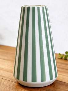 Set di vasi a righe, decorazione per la casa minimalista moderna, composizione floreale rosa e bianca, adatto per tavolo da pranzo, soggiorno, camera da letto, ufficio, matrimonio, stile fattoria, grande e piccolo, stile bohémien, regalo per lei - Multicolore - Visualizzare 11