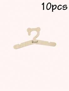 2-20pcs Custom Hanger, Cute Bear Bunny Style, Personalized Name Clothes Hanger, Customized Closet Decor, Customizable Back To School Birthday Gift, Organization, Aesthetic Home - Style a - View 11