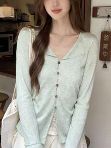 Women Tops - Mint Green - View 2