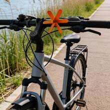 1pc Handlebar Rotating Windmill Decoration, Automatically Rotates With Wind, Fun Cycling Decor Accessory, Lightweight And Durable, Suitable For Universal Adult Mountain Bikes And Road Bikes, Bicycle Modification Decoration - Multicolor - View 3