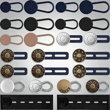 Juego de 24 piezas de extensores de botones elásticos, extensión de cintura ajustable e invisible, botón de expansión de cintura sin costuras, múltiples colores disponibles, adecuado para jeans/pantalones, unisex - Multicolor - Ver 10