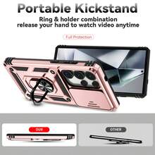Military Grade Anti-Drop Push-Window Lens Protection Phone Case Ring Holder Full Coverage Thick Protective Cover + Lanyard Phone Case/Compatible With Apple 17PROMAX/16promax/15promax/14promax/13promax/12promax/11promax/XSMAX/7/8PLUS/Compatible With Samsung S26/2524321u Phone Case Compatible With Xiaomi Compatible With Honor Compatible With Huawei Suitable For Moto - Pink - View 7