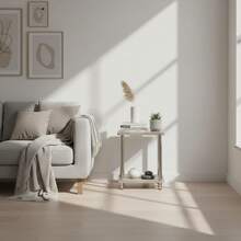 KIWI MOBLEKIT | Wooden And Metal Side Tables For Living Room Or Bedroom, Modern Functional Tables With Different Shapes And Heights, Fixed Or Folding Options For Home - 輔助桌 34x29.5x41 厘米 - 查看 9