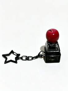 Creative Single-Key Simulated Fruit Keychain, With Cute Cartoon Designs. A Gift Accessory For Friends. - Multicolor - View 9