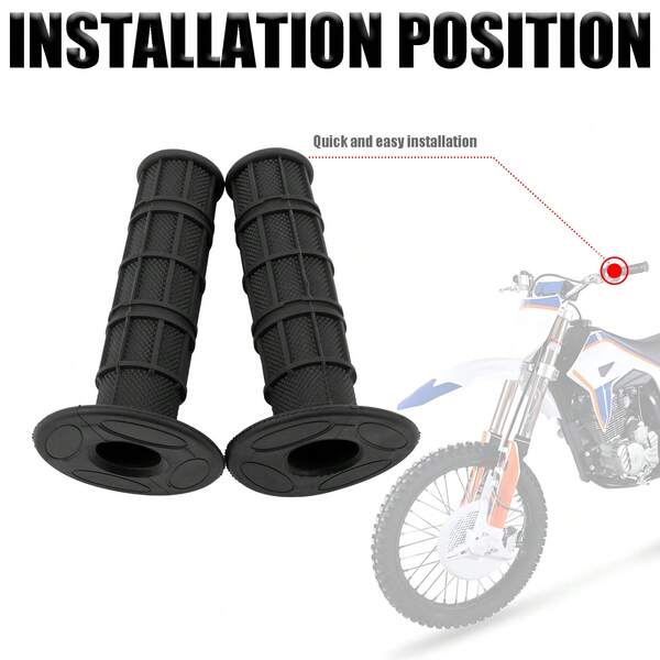 PowerMotor Universal 22mm 24mm Motorcycle Handlebar Grips For Suzuki Enduro Motocross Dirt Bike Tuning Modified Accessories