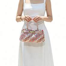 Dancing Engine Fashionable Handmade Woven Tote Bag Women's Handbag Wallet Luxury Designer Shoulder Bag - Multicolor - View 11