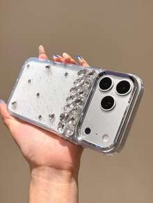 New Shell Pattern 3D Rhinestone Phone Case Luxury High-End Stacked Rhinestones Compatible With Iphone 14 Pro Max/ 14 Pro/ 14 Phone Case 15 Pro Max/ 15 Pro/ 15 High-End 12/13 Pro Max/ 17/17 Pro/17 Pro Max/ 16/16 Pro/16 Pro Max/16 Plus - Multicolor - View 4