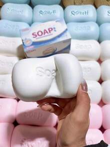1pc 8-Inch Super Soft Realistic Soap Slow Rebound Stress Relief Toy, High Elasticity Squishy, Office Desk Decompression Creative Gift, Holiday Surprise Gift - Multicolor - View 5