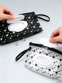 2pcs Reusable Portable Wet Wipes Case, Wet Wipes Dispenser, Travel Wet Wipes Storage Box, Mother's Day Gift, Travel Organizer, Travel Essential, Kitchen Supplies - Multicolor - View 9