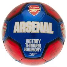 Arsenal FC Signature Football - Red/Blue - View 1