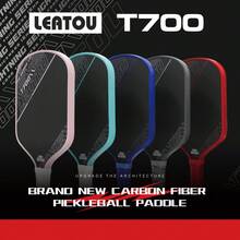 مضرب بيكلبول من ألياف الكربون T700، يوفر قوة مضرب محسنة وسطح محبب مرشوش بالرمل لتحسين دوران الكرة، مثالي للعب التنافسي والمبتدئين على حد سواء. - متعدد الألوان - مشاهدة 2