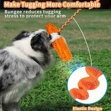 Juguete de peluche para mascotas, cuerda de tracción interactiva para dientes de perro, palo de masticar para exteriores, mango elástico, adecuado para perros pequeños y medianos - Multicolor - Ver 13