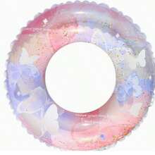 1pc Mermaid Design Swim Ring, Perfect Summer Gift For Pool Parties And Water Activities - Dreamy Swim Ring - View 12