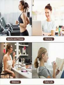 200/100/50/20Pcs Earth Tone Neutral Seamless Nylon Hair Ties, Large Capacity, High Elasticity, Non-Damaging, Thick Soft Ponytail Hair Bands, Suitable For Women, Teenagers, Adults, Dark Hair, Thick Hair, Curly Or Straight Hair, Strong Elastic Hair Accessories, Fitness, Sports, Yoga, School, Office, Anti-Slip Hair Ties, Ideal Holiday Gift, Mixed Colors Randomly Shipped - Coffee - View 8