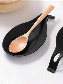 1pc/3pcs Silicone Spoon Rest Holder, Stove Kitchen Utensil Storage Rack, High Quality Spoon Pad, Countertop Stove Spoon Pad, No Electricity Needed, Soft Heat-Resistant Spoon Pad, Spatula Pad Easy To Clean, Cooking Utensils, Home Decor Accessories - Multicolor - View 4