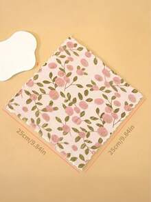 5/1pc Floral Pattern Kitchen Towel, Fresh Ditsy Floral Kitchen Towel, Thick Absorbent Hand Towel, Floral Oil-Resistant Kitchen Cloth, Suitable For Kitchen, Bathroom, Glass And Car Cleaning - Super Absorbent Quick-Drying Reusable Towel, Soft Square Towel - Multicolor - View 7