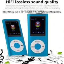 (Sin tarjeta de memoria incluida) Admite música, video, fotos y libros electrónicos | Auriculares y cable de datos incluidos | Delgado y portátil, multicolor | Excelente para deportes y viajes, batería de 150mAh, larga duración - Ver 8