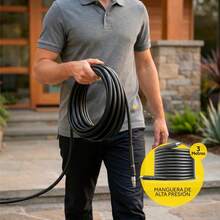 Hidrolavadora Electrica 1200w 1600 Psi Alta Presion Amarillo 60hz Carros - Tipo de Enchufe A USA (110-127V) - Ver 10