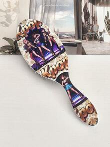 BEATURE The Stage Of The Golden K-Pop Girl Group Pattern Air Cushion Comb, Scalp Massage Comb, Anti-Static, Durable ABS Handle, Suitable For All Hair Types, High-Quality Air Cushion Comb. - Air Cushion Comb - View 3