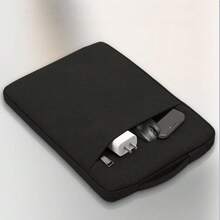 Sarung Laptop Tahan Air dan Guncangan untuk Laptop 11/12/13/14/15/16 Inci, Kompatibel dengan Apple Air/Pro 14/16 Inci dan Laptop Merek Lainnya, Dilengkapi Kantong, Bahan Poliester, Pelindung untuk Perlengkapan Sekolah - Abu-abu Muda - View 6