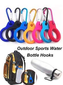 Outdoor Sports Water Bottle Hook, Backpack Drinking Clip, Suitable For Hiking, Running, Climbing, Practical Backpack Accessory, Ideal For Outdoor Enthusiasts - Multicolor - View 1