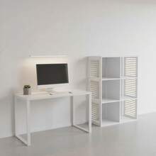 KIWI MOBLEKIT | Wooden Shelves For Storage And Decoration, Cube Or Rectangular Models With Door Or Drawer Options, Modern Auxiliary Furniture For Living Room, Bedroom Or Office - 六格書架 60x29.5x87.5 公分 白色 - 查看 9