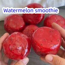 1pc Cute Realistic Watermelon Potato Squeeze Ball Toy, Soft And Squishy Texture, Fun Stress Relief Toy Suitable For All Ages, Ideal Gift For Summer And Autumn To Relieve Stress, Perfect Filler For Halloween, Christmas, Birthday And Other Party Gifts - Multicolor - View 5