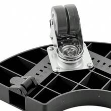 Trash Can Dolly With 4 Lockable Wheels, 440lbs Weight Capacity, 2 Packs Round Trash Can Roller Base, 15-22.8 In Adjustable, Heavy Duty Plant Caddy, Multi-Functional Rolling Dolly Cart, Black - Default - View 7