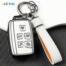 New TPU Car Key Case Designed For Land For Rover Models Like The Range For Rover Sport, Evoque, And Freelander, As Well As For Models Such As The XF, XJ, XE - Land Rover a - View 2
