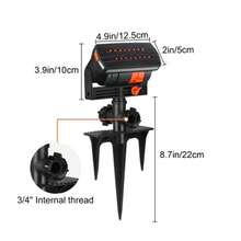 Adjustable Sprinkler Upgraded Adjustable Sprinkler For Lawns Yards And Gardens With 16 Nozzle Oscillating Heads - A - View 6