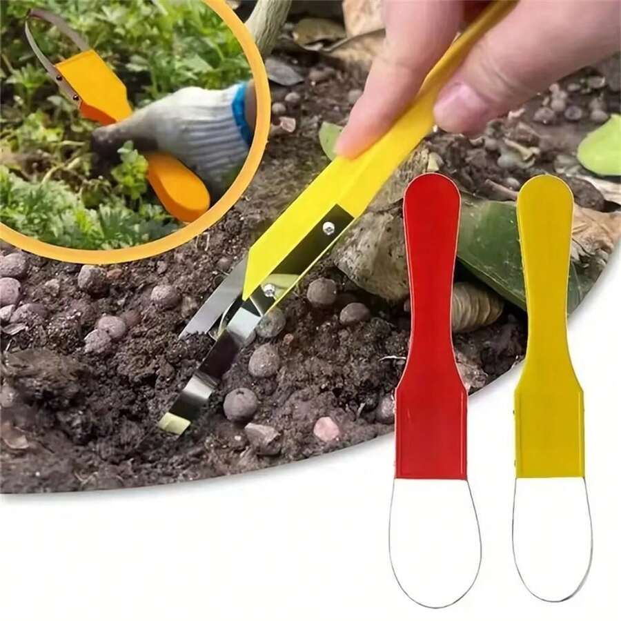 Plastic Hand-Held Weeding Tool, Manual Portable Gardening Weeding, Soil Loosening And Planting Tool - 1 Pack - View 1