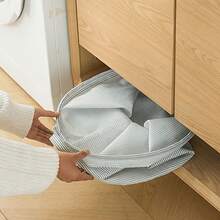 Faltbarer Wäschekorb, verdickter Stoff mit wasserdichter Beschichtung, große Kapazität faltbarer Kleideraufbewahrungskorb mit Griff, Mehrzweck-Aufbewahrungskorb für Schlafzimmer und Badezimmer, tragbarer Schmutzwäsche-Organizer-Korb, geeignet für Spielzeug, Kleinkram, Decken, Haushaltsaufbewahrung - Verschiedenfarbig - Übersicht 6