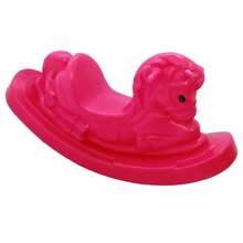 Gangorra Cavalinho Brinquedo Infantil Playground - Pink - Visão 5