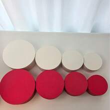 Set 4 Kotak Hadiah Bulat Warna Polos, Desain Minimalis yang Dapat Ditumpuk, Cocok untuk Berbagai Acara, Hari Ibu, Musim Wisuda, Hari Ayah, Hari Valentine, Hari Guru, Kotak Kemasan Hadiah Natal - View 12