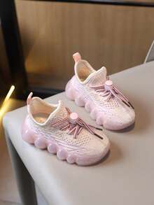 Kinder Mode Lässig Sport Slip-On Schuhe mit rutschfester Sohle - Pink - Übersicht 5